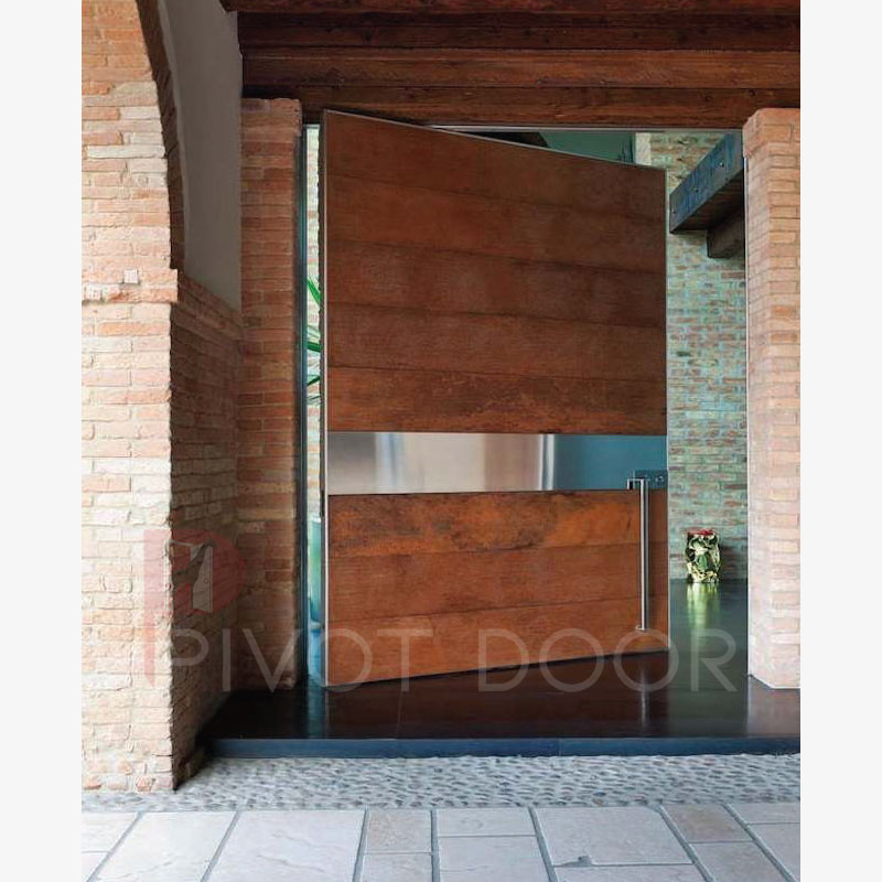 PVT 159 Pivot Door Corten Çelik